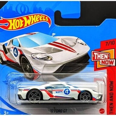 Hot Wheels Mainline 17 Ford GT White