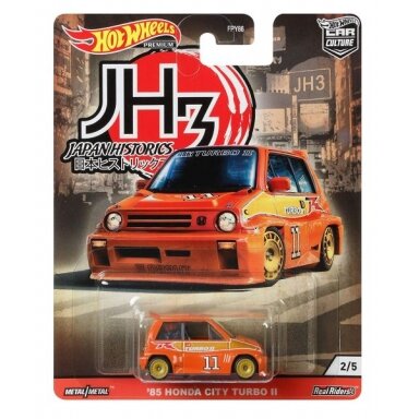 Hot Wheels Premium 1985 Honda City Turbo II #11 *Japan Historics #3*, orange Hot Wheels Premium 1985 Honda City Turbo II #11 *Japan Historics #3*, orange