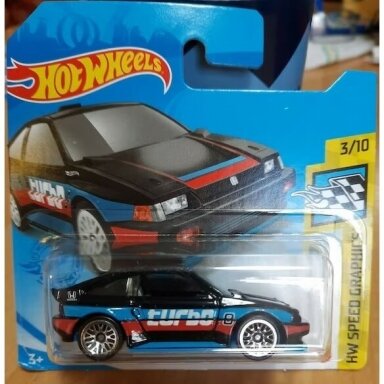 Hot Wheels 1985 Honda CR-X Turbo Black HW Speed Graphics Hot Wheels 1985 Honda CR-X Turbo Black HW Speed Graphics