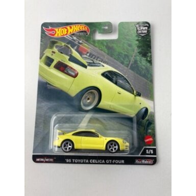 Hot Wheels Premium 1995 Toyota Celica GT Tour, yellow