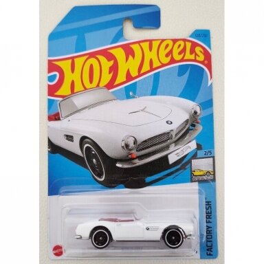 BROKEN HOOK!!!   Hot Wheels 2023 NEW BMW 507 Factory Fresh 1/64 White Colour Long Card