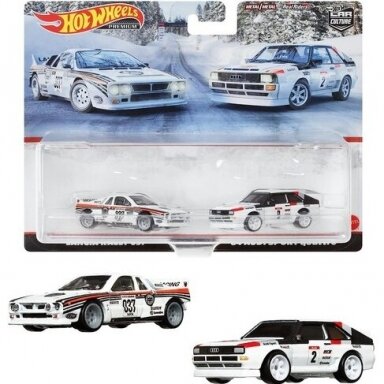 Hot Wheels Premium 2-pack 2 Pack Lancia Rally 037 / '84 Audi Sports Quattro