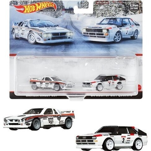 Hot Wheels Premium 2-pack 2 Pack Lancia Rally 037 / '84 Audi Sports Quattro