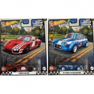 Hot Wheels Porsche 935+1962 Ford Anglia Modified Boulevard No 86,87 Hot Wheels Porsche 935+1962 Ford Anglia Modified Boulevard No 86,87