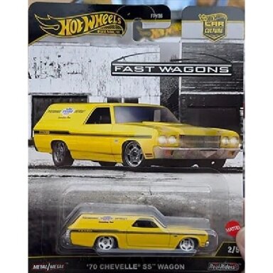 Hot Wheels Premium Fast Wagons Modeliukas 1970 Chevrolet Chevelle Wagon (yra Sandėlyje)