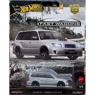 Hot Wheels Premium Fast Wagons Modeliukas Subaru Forester Wagon (yra Sandėlyje)