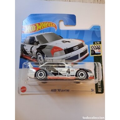 Hot Wheels Audi 90 Quattro white Short Card Hot Wheels Audi 90 Quattro white Short Card