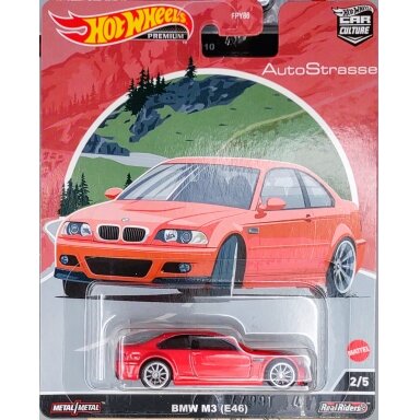Hot Wheels Premium BMW M3 E46 *AutoStrasse*, red Hot Wheels Premium BMW M3 E46 *AutoStrasse*, red