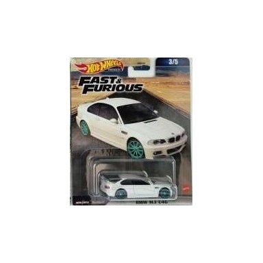 Hot Wheels Premium BMW M3 E46 White Fast & Furious Hot Wheels Premium BMW M3 E46 White Fast & Furious
