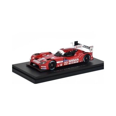 Ebbro 1/43 2015 Nissan GT-R LM Nismo #22 24h Le Mans, red/white