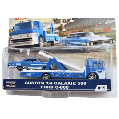 Hot Wheels Premium Team Transport Ford C800 & 1964 Custom Ford Galaxie 503 Hot Wheels Premium Team Transport Ford C800 & 1964 Custom Ford Galaxie 503