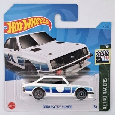 Hot Wheels Mainline Ford Escort RS2000 White (SC) HKG25 Hot Wheels Mainline Ford Escort RS2000 White (SC) HKG25