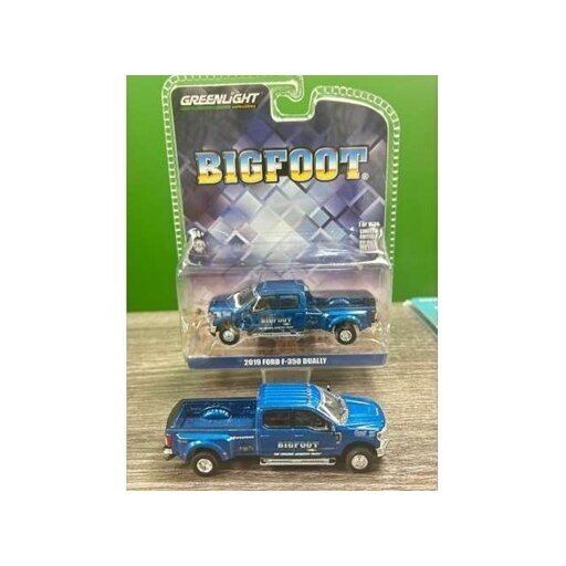 GreenLight Modeliukas 2019 Ford F-350 Dually *Big Foot* Clean Version, blue GreenLight Modeliukas 2019 Ford F-350 Dually *Big Foot* Clean Version, blue