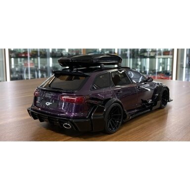 GT Spirit 1/18 Audi RS6 Avant (C7) Body Kit *Resin Series*, purple-black