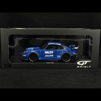 GT Spirit 1/18 Modeliukas Porsche RWB OSHO *Resin Series*, arrow blue (yra Sandėlyje)