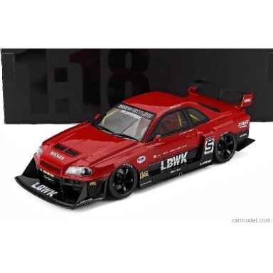 GT SPIRIT 1/18 2020 Nissan Skyline R34 GT-R LB Super Silhouette *Resin*, red/black