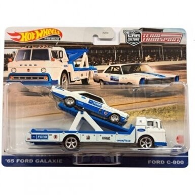 Hot Wheels Premium Team Transport HCR33 Ford C-800 & 1964 Ford Galaxie Hot Wheels Premium Team Transport HCR33 Ford C-800 & 1964 Ford Galaxie