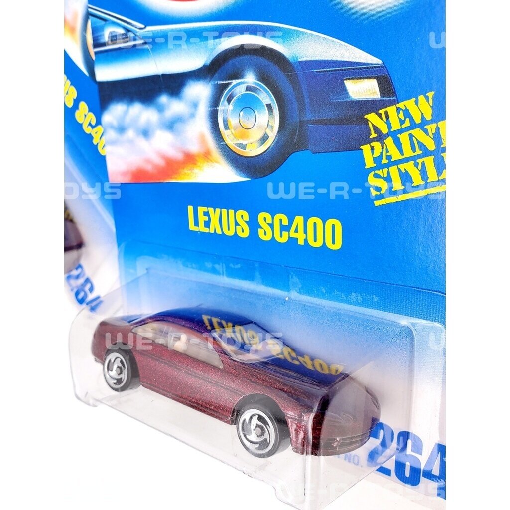 Hot Wheels Modeliukas Lexus SC400 Brown Long Card Collector No. 264 (yra Sandėlyje)