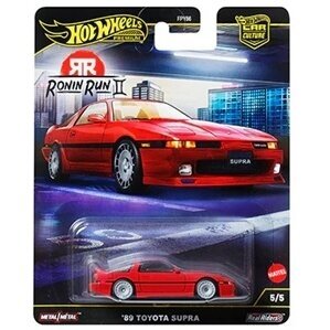 Hot Wheels Premium Ronin Run II 89 Toyota Supra Red A70 Red