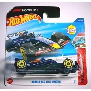Hot Wheels Mainline Formula F1 Oracle Red Bull Racing Blue Short Card