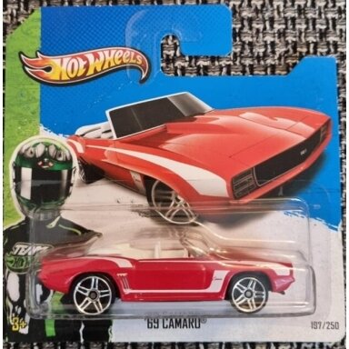 Hot Wheels 2013 Mainline 69 Camaro Red