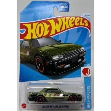 Hot Wheels 2024 Case Nissan Skyline RS KDR30 green Long Card