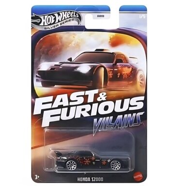 Hot Wheels EXCLUSIVE SILVER SERIES FAST AND FURIOUS VILLAINS HONDA S2000