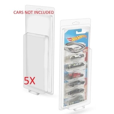 Hot Wheels Long Card and Blister Protector for 5 models (5 pcs)