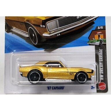 Hot Wheels Mainline 2026 Case C 67 Camaro Gold Short Card