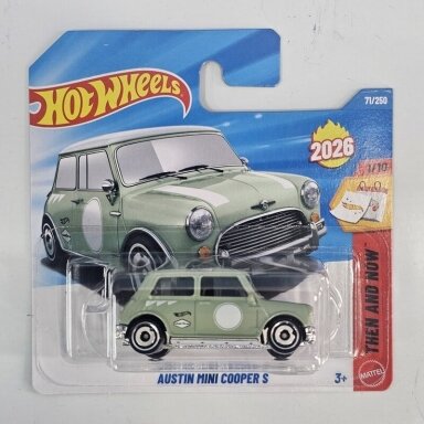 Hot Wheels Mainline 2026 Case C Austin Mini Cooper S Green Short Card Hot Wheels Mainline 2026 Case C Austin Mini Cooper S Green Short Card