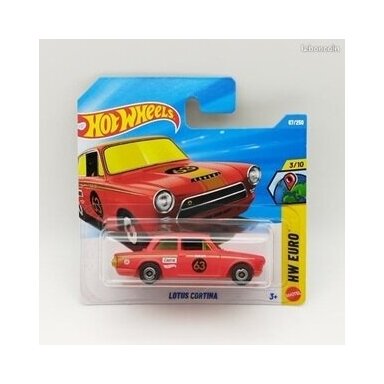 Hot Wheels Mainline 2026 Case C Lotus Cortina Red Short Card
