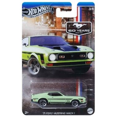 Hot Wheels Mainline Ford Mustang Celebration 1971 Ford Mustang Mach I 3/5