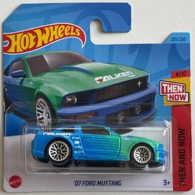 Hot Wheels Mainline 07 Ford Mustang Falken blue/green