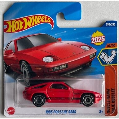 Hot Wheels Mainline 1983 Porsche 928S Red Short Card