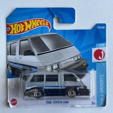 Hot Wheels Mainline 1986 Toyota Van Grey