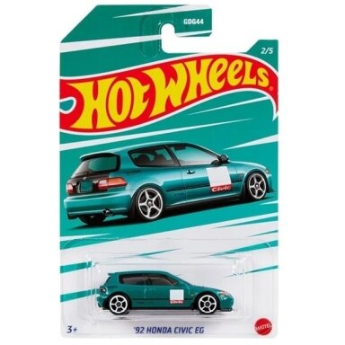Hot Wheels Mainline 1992 Honda Civic EG Green
