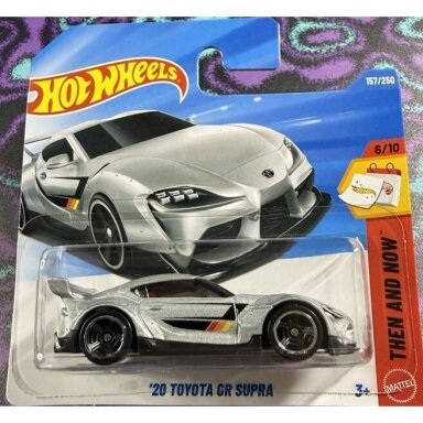Hot Wheels Mainline 20 Toyota GR Supra MK5 Grey Short Card Hot Wheels Mainline 20 Toyota GR Supra MK5 Grey Short Card