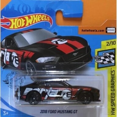 Hot Wheels Mainline 2018 Ford Mustang GT Borla 78 black