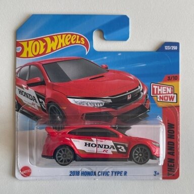 Hot Wheels Mainline 2018 Honda Civic Type R Red