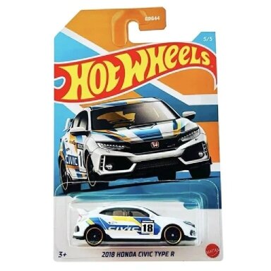 Hot Wheels Mainline 2018 Honda Civic Type R White