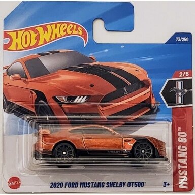 Hot Wheels Mainline 2020 Ford Mustang Shelby GT500 Orange