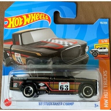 Hot Wheels Mainline 63 Studebaker Champ black