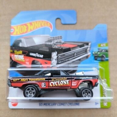 Hot Wheels Mainline 65 Mercury Comet Cyclone Black Red