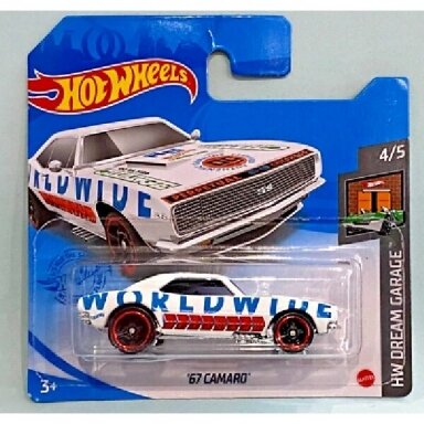 Hot Wheels Mainline 67 Camaro white Worldwide