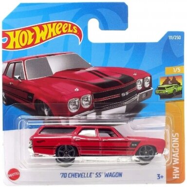 Hot Wheels Mainline 70 Chevelle SS Wagon Red