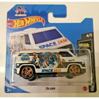 Hot Wheels Mainline 70s Van Space Jam White