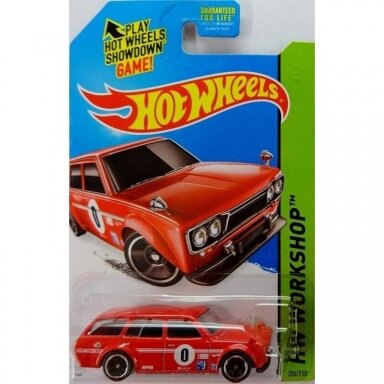Hot Wheels Mainline 71 Datsun Bluebird 510 Wagon Red