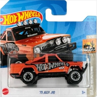 Hot Wheels Mainline 73 Jeep J10 Orange
