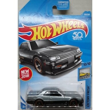 Hot Wheels Mainline 82 Nissan Skyline R30 Grey Long Card Guaranteed For Life New For 2018