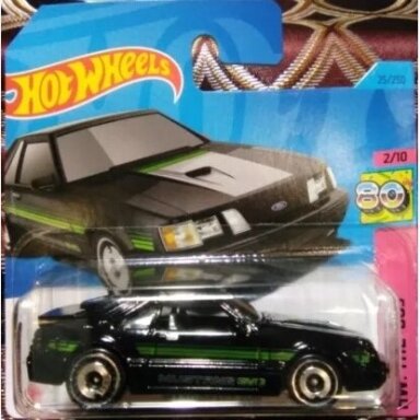 Hot Wheels Mainline 84 Ford Mustang SVO black